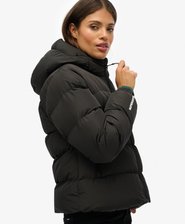 Hooded Sports Puffer Jacket