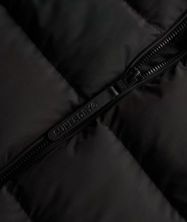 Hooded Sports Puffer Jacket Image 7
