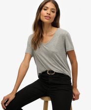Studios slub T-shirt met borduursel