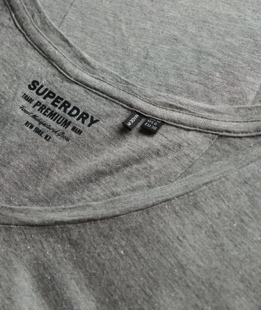 Studios slub T-shirt met borduursel Image 6