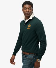 Vintage Athletic Stripe Rugby Top