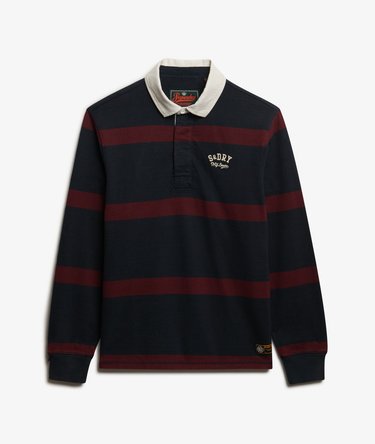 Vintage Athletic Stripe Rugby Top Image 6
