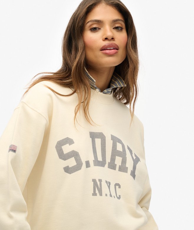 Athletic Essentials Slouchy Crew Sweatshirt