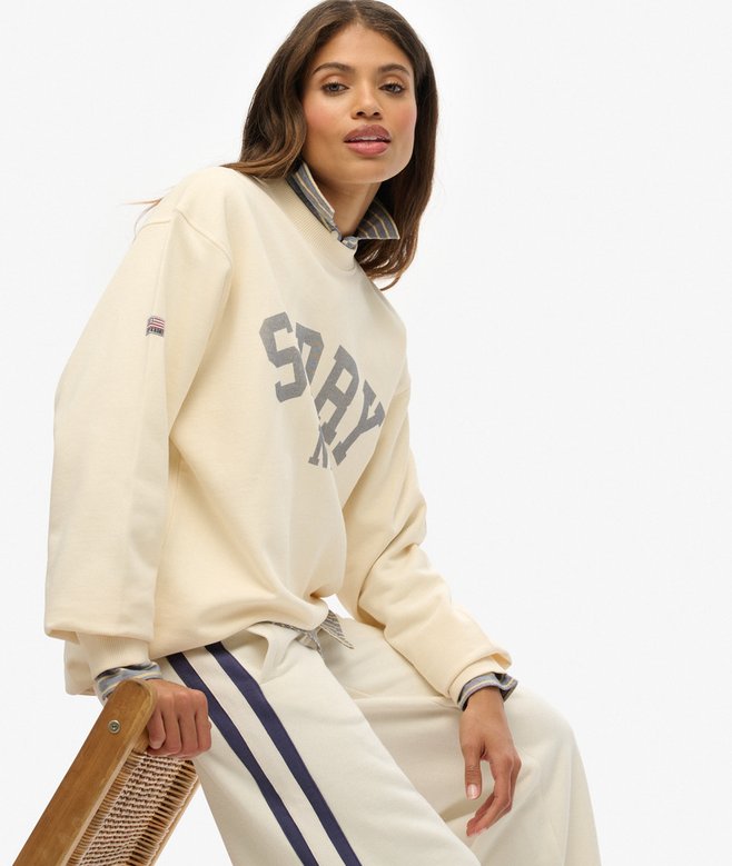 Athletic Essentials Slouchy Crew Sweatshirt