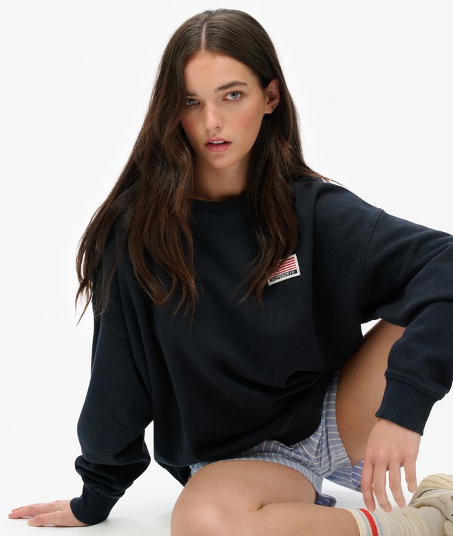 Athletic Essentials Relaxed Crew Sweatshirt