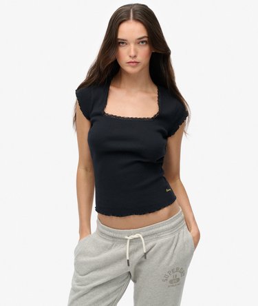Athletic Essentials Square Neck Top Image 1