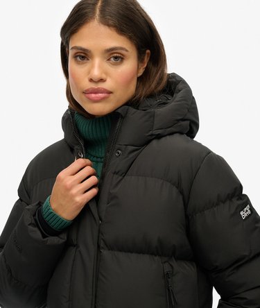 Hooded 5 Baffle Sports Puffer Image 4