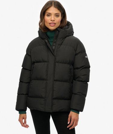 Hooded 5 Baffle Sports Puffer Image 6