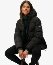 Hooded 5 Baffle Sports Puffer
