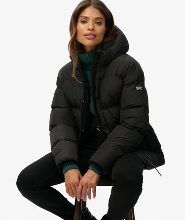 Hooded 5 Baffle Sports Puffer Image 2