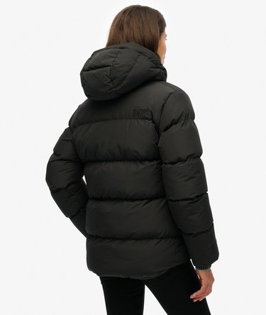 Hooded 5 Baffle Sports Puffer Image 5