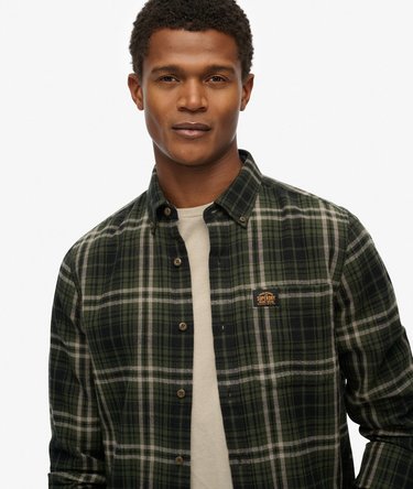 Long Sleeve Cotton Lumberjack Shirt Image 4