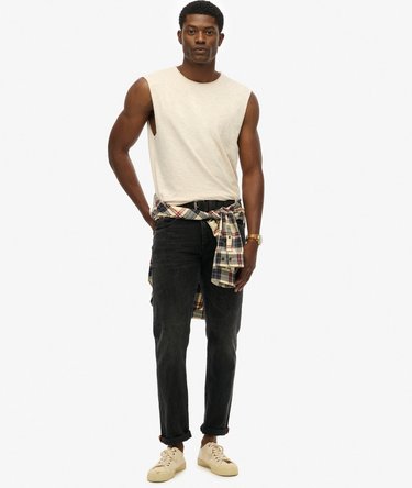 Raw Edge Slub Tank Top Image 3