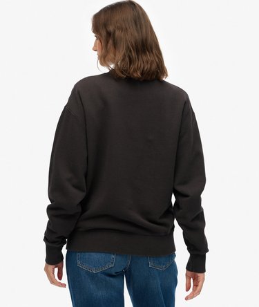 Souvenir Graphic Loose Crew Sweatshirt Image 5