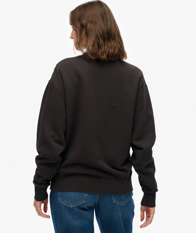 Souvenir Graphic Loose Crew Sweatshirt