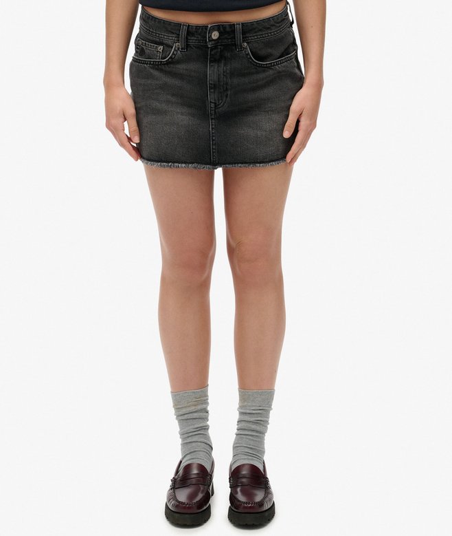 Denim Mini Skirt More Colours Available Price £22.49 Price reduced from £44.99 to You Save 50%