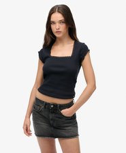 Denim Mini Skirt