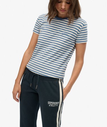 Athletic Stripe Flare Joggers Image 2
