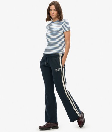 Athletic Stripe Flare Joggers Image 5