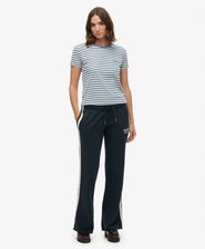 Athletic Stripe Flare Joggers