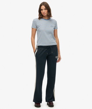 Athletic Stripe Flare Joggers Image 1