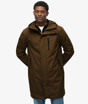 Hooded Tech Fishtail Parka Image 5