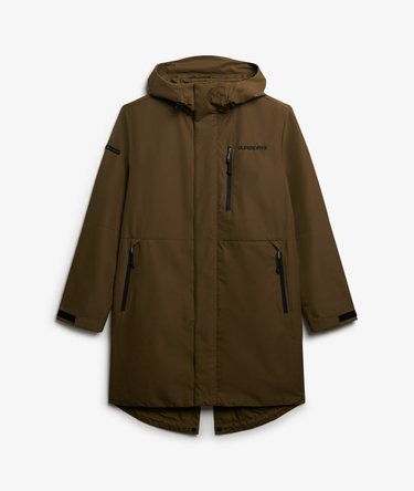 Hooded Tech Fishtail Parka Image 7