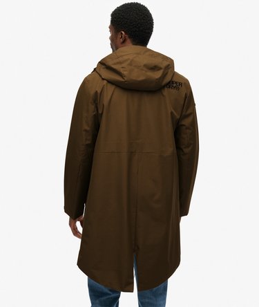 Hooded Tech Fishtail Parka Image 6