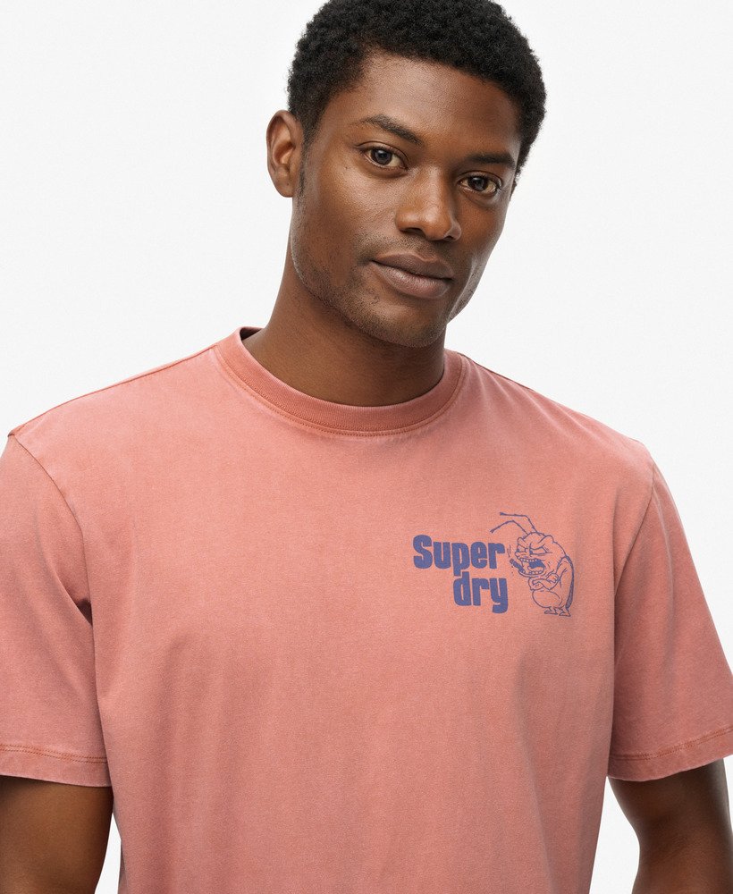 mens Trade Tools Oversized T-Shirt in Cedar Wood Brown | Superdry US