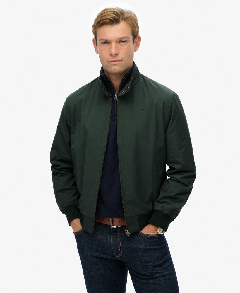 mens Classic Harrington Jacket in RACING GREEN | Superdry UK