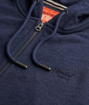 Essential Logo Half Brushed Zip Hoodie Image 6