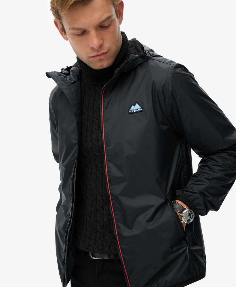 mens Essential Tri Windbreaker Jacket in Trail Navy | Superdry US