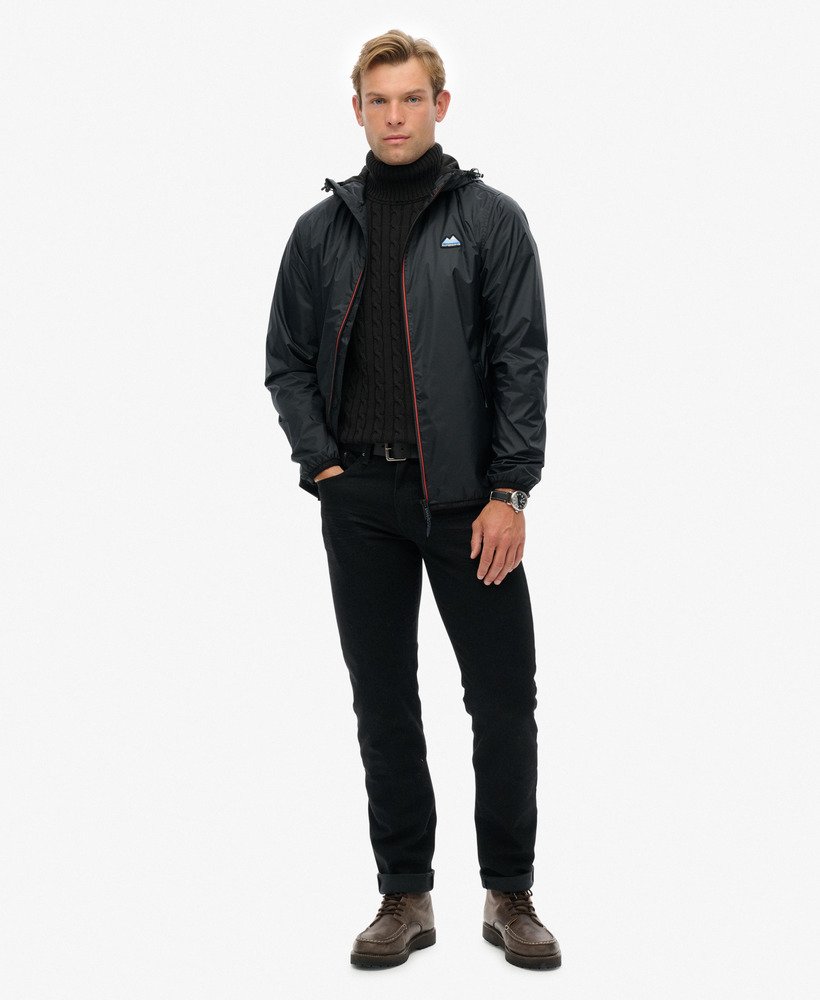 mens Essential Tri Windbreaker Jacket in Trail Navy | Superdry US