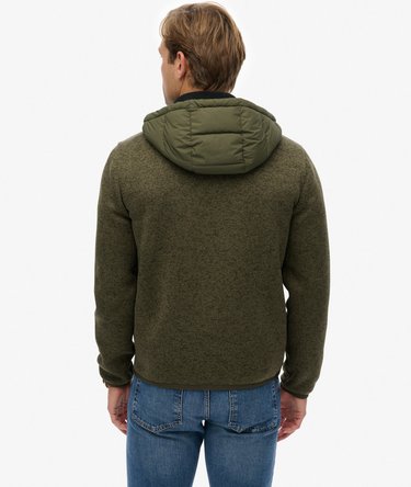 Hooded Storm Knit Hybrid Jacket Image 6