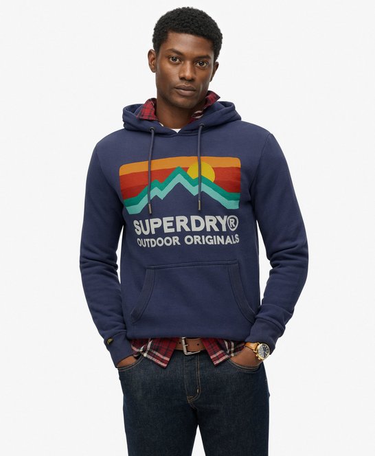 Sweat à Capuche Superdry - Taille UK XS - Rouge - Occasion Très Bon état