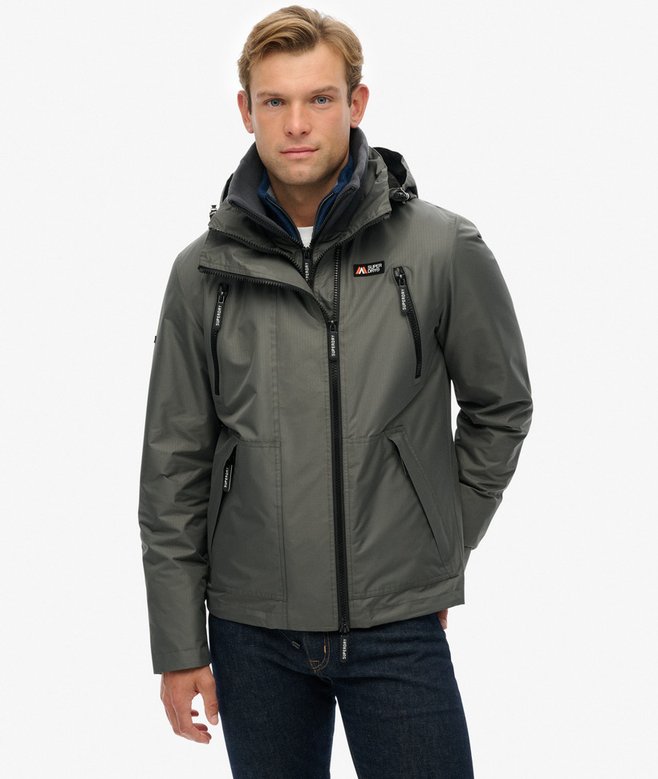 Hooded Mountain Windbreaker Jacket