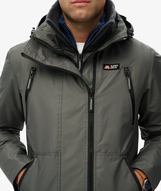 Hooded Mountain Windbreaker Jacket