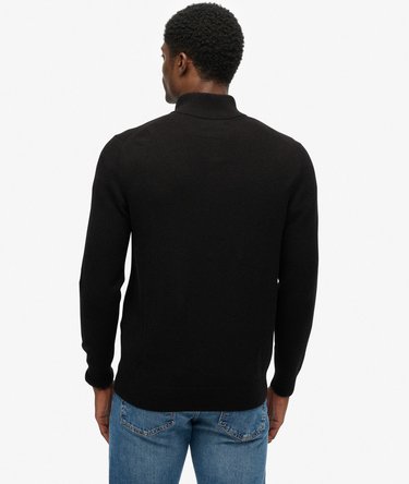 Wool Blend Half Zip Jumper Image 5