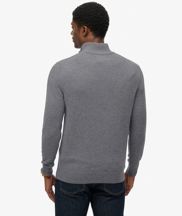 Wool Blend Half Zip Jumper Image 5