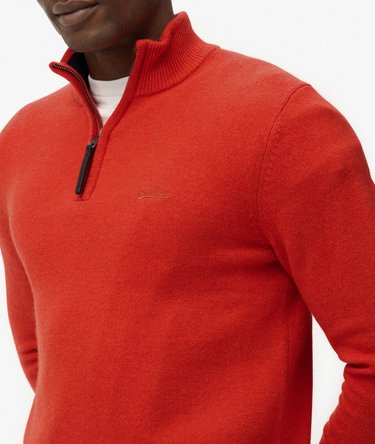 Wool Blend Half Zip Jumper Image 2