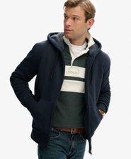 Borg Lined Zip Hoodie