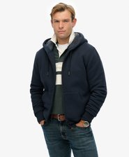 Borg Lined Zip Hoodie