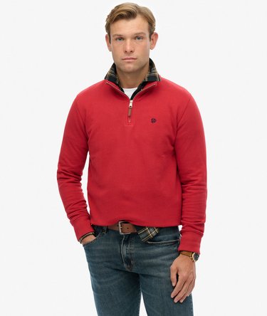 Preppy Half Zip Jumper Image 1