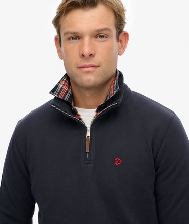 Preppy Half Zip Jumper Image 4