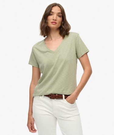 Studios Slub Embroidered T-Shirt Image 1