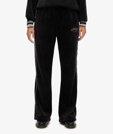 Country Club Velour Straight Joggers Image 3