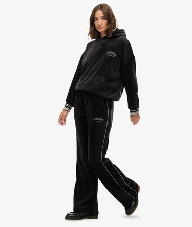 Country Club Velour Straight Joggers Image 5