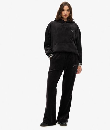 Country Club Velour Straight Joggers Image 1