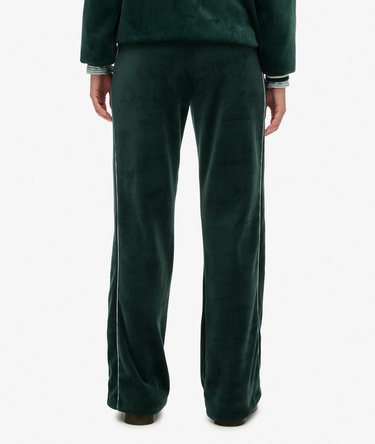 Country Club Velour Straight Joggers Image 4
