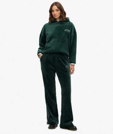 Country Club Velour Straight Joggers Image 1
